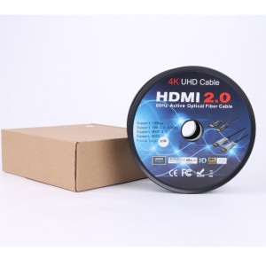 Funzione ARC Fibra HDMI CABLE (Trasmissione fibra ottica), Ibrido optoelettronico; Metal Shell, 4K